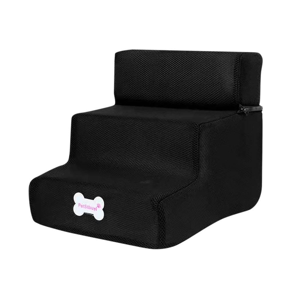 Funktionell Husdjurstrappa med Halkfria Steg – Säker Uppgång till Soffa & Säng