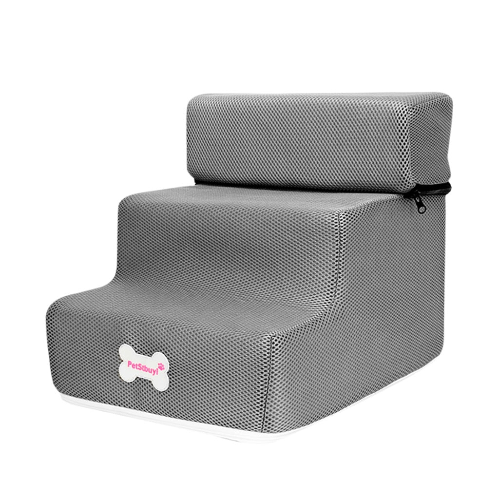 Funktionell Husdjurstrappa med Halkfria Steg – Säker Uppgång till Soffa & Säng