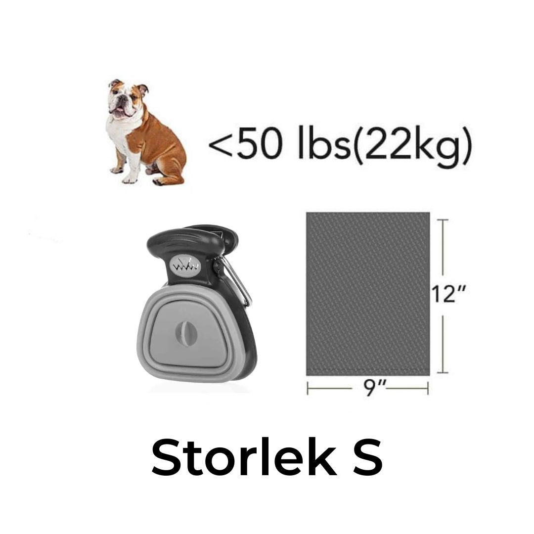 Bärbar Pooper Scooper med Förvaring – Praktisk & Hygienisk Hundrensning