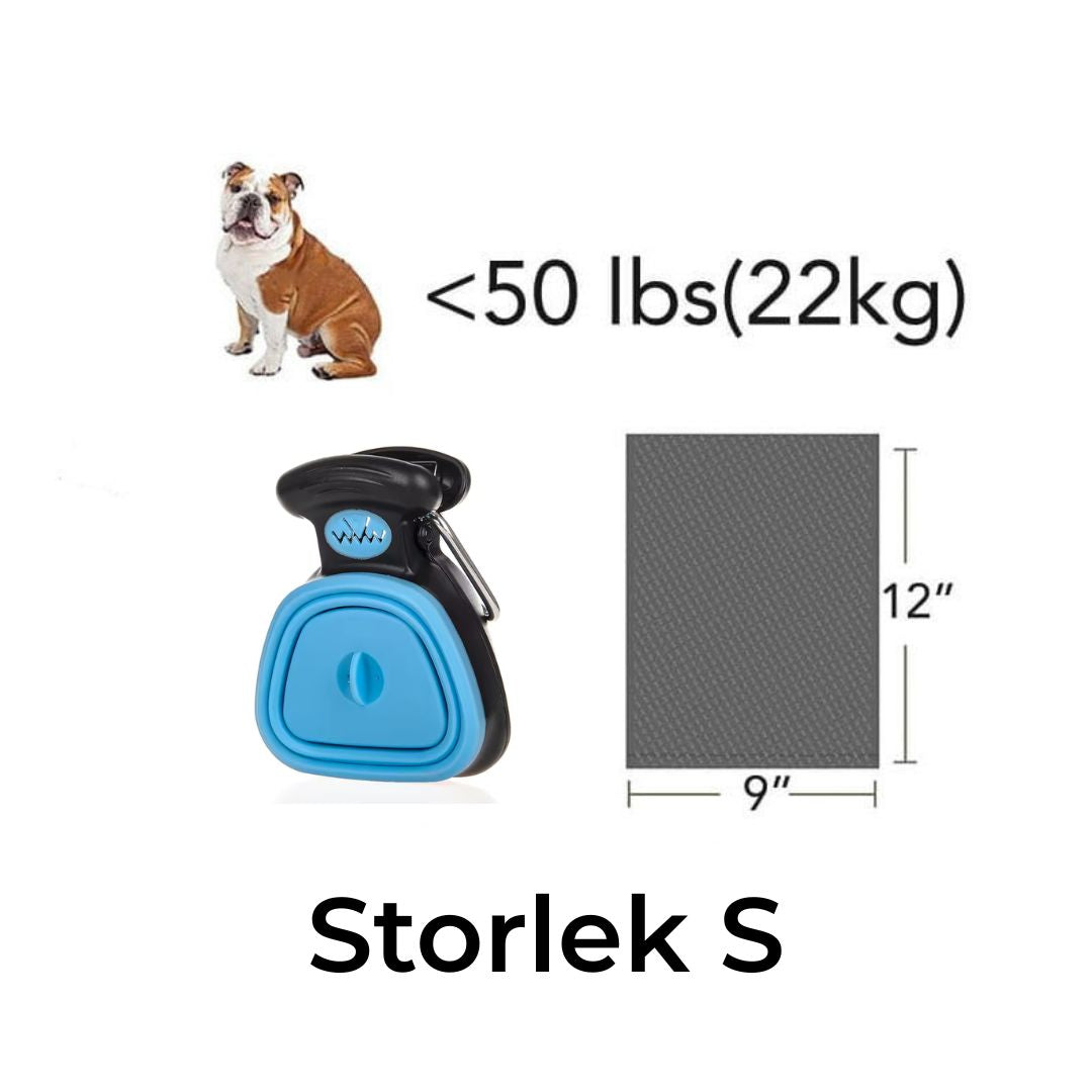 Bärbar Pooper Scooper med Förvaring – Praktisk & Hygienisk Hundrensning