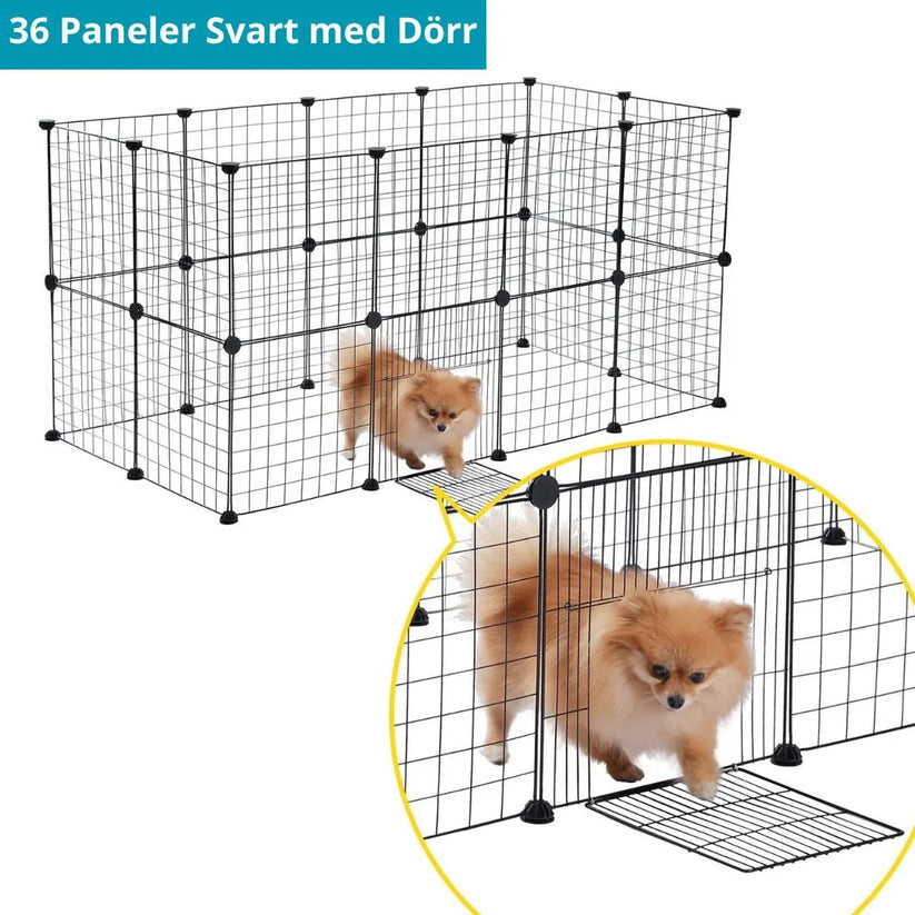 Hopfällbar Hundbur – Smidig och Stabil för Valpar och Smådjur