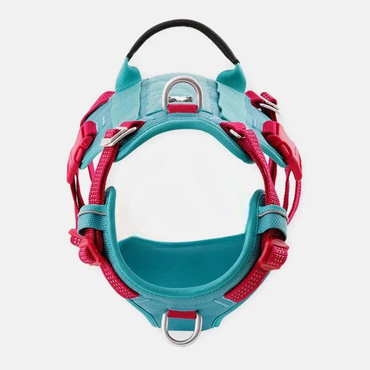 Dragsele med anti-dragfunktion och reflekterande säkerhet för hund