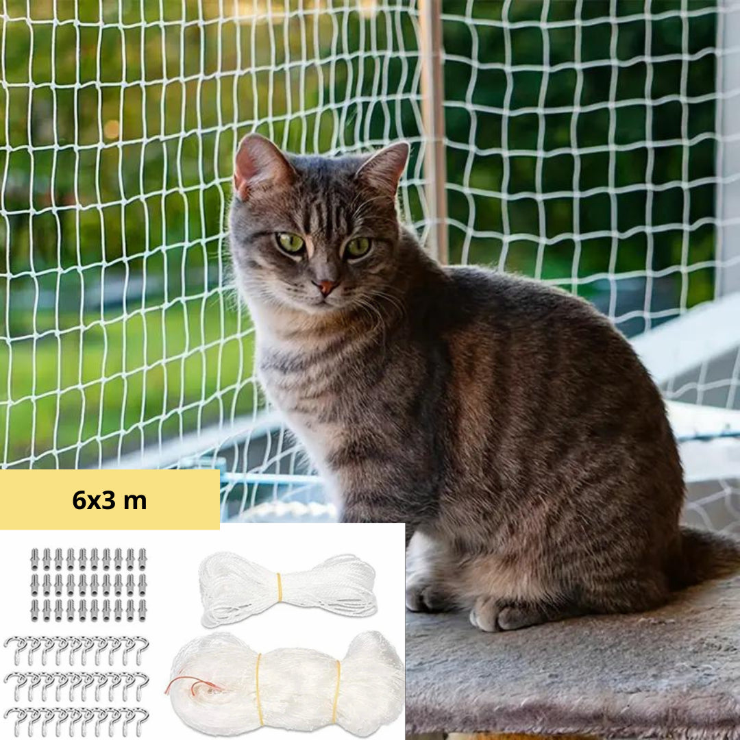 Kattnät för Balkong och Fönster – Säkerhet och Frihet för Din Katt