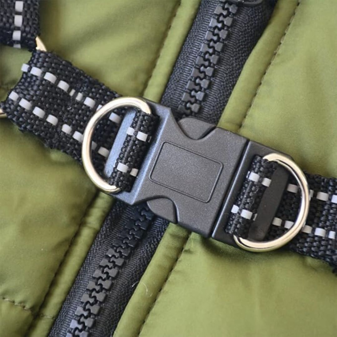 Justerbart Vintertäcke för Hund – Varmt och Bekvämt i Kylan