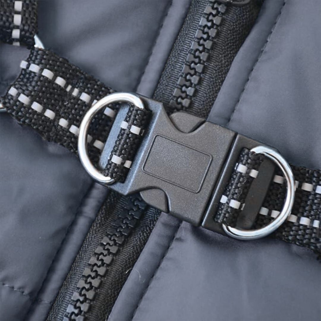 Justerbart Vintertäcke för Hund – Varmt och Bekvämt i Kylan