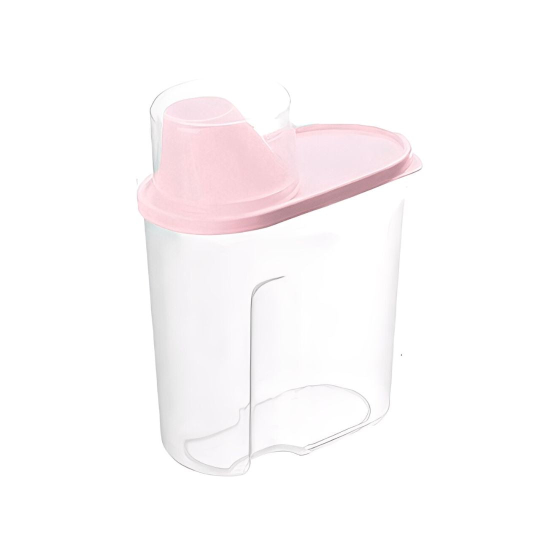 Kompakt foderbehållare med mått – 2,5 liter, smidig och praktisk