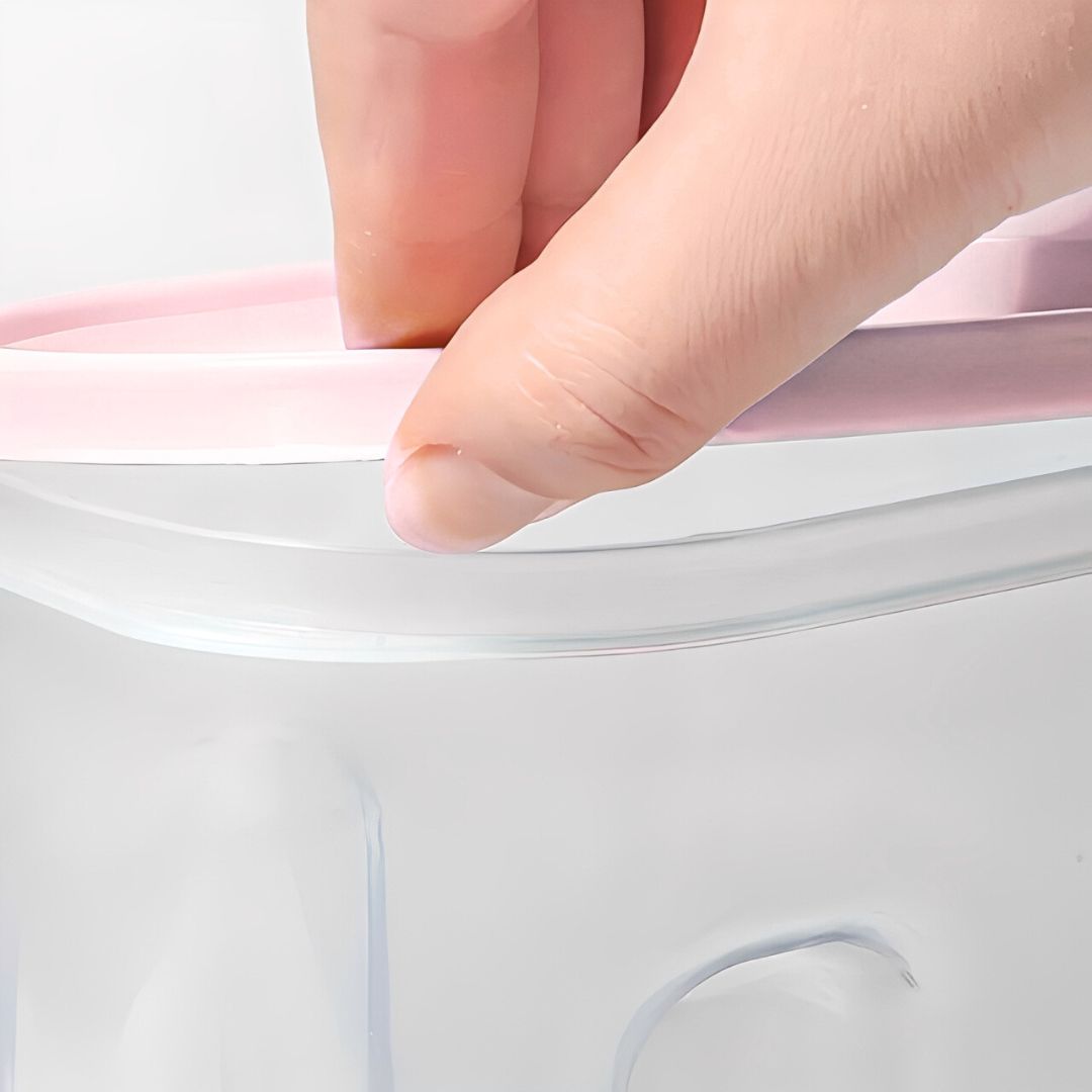 Kompakt foderbehållare med mått – 2,5 liter, smidig och praktisk