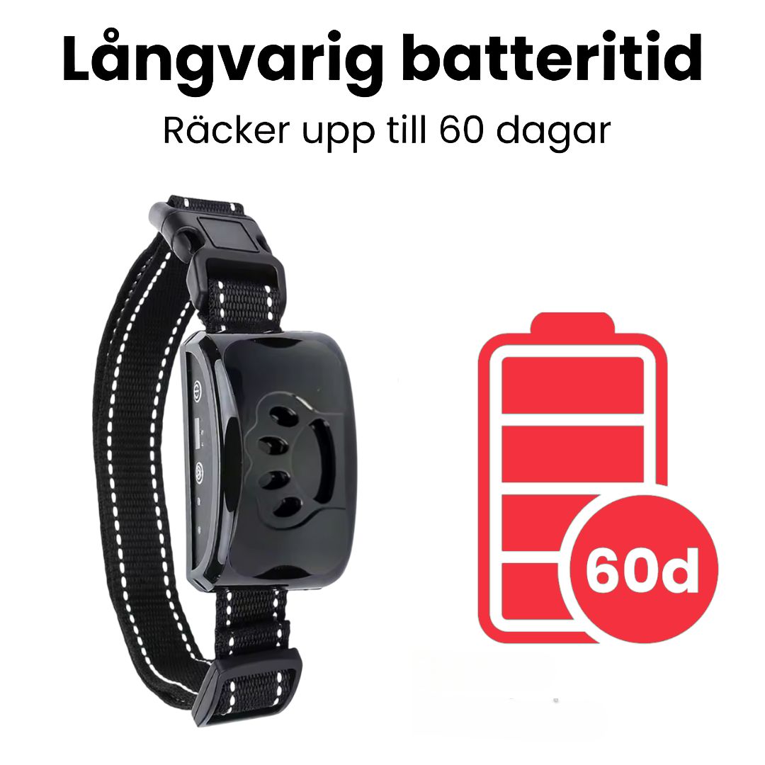 Antiskällhalsband med Vibrationskontroll – Effektiv och Skonsam Ljuddämpning