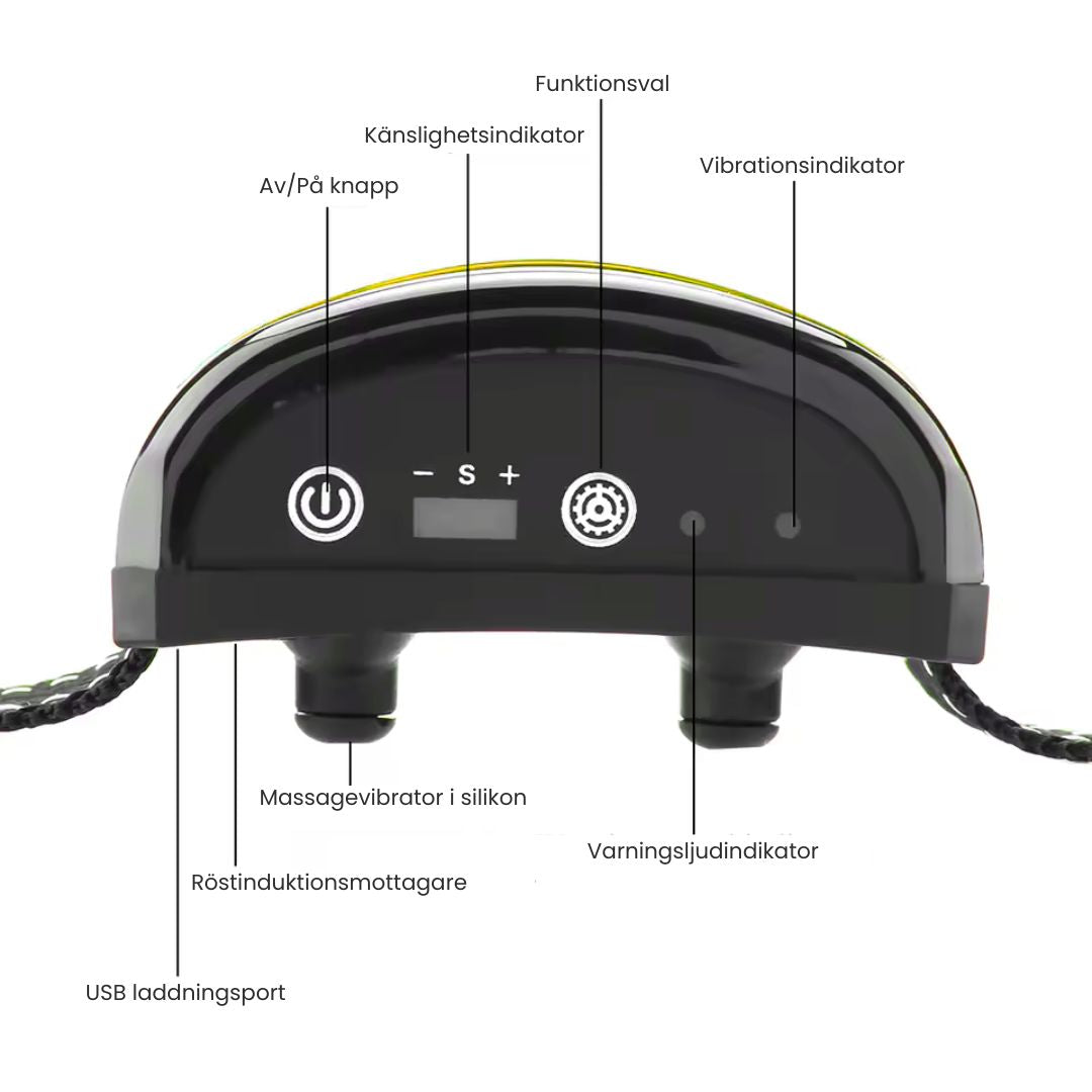 Antiskällhalsband med Vibrationskontroll – Effektiv och Skonsam Ljuddämpning