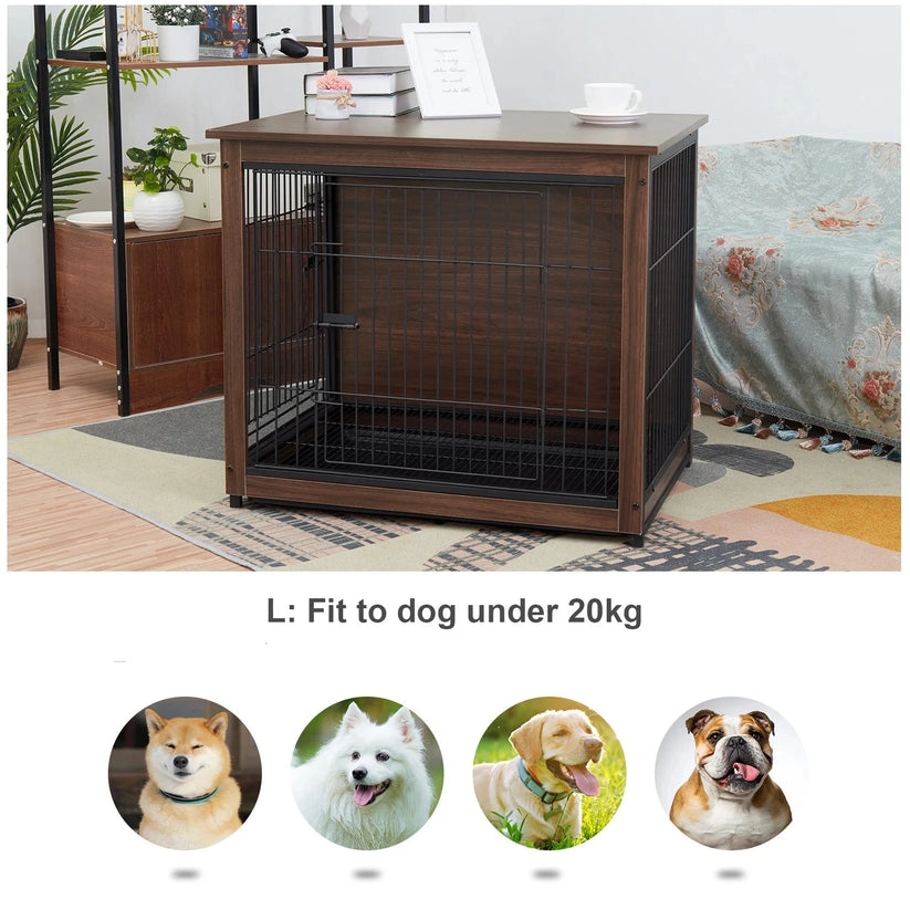 Inredningsbord med inbyggd Hundbur