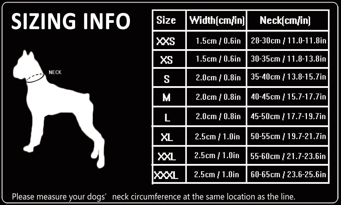 Justerbart Hundhalsband med Reflex – Bekvämt och Säkert för Alla Raser