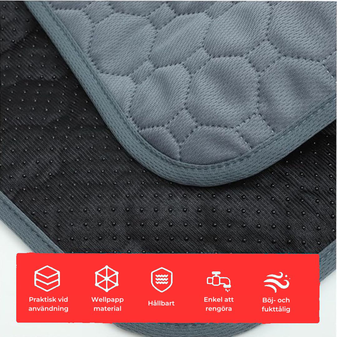 Absorberande hundmatta med 4-lagers skydd – vattentät och luktfri