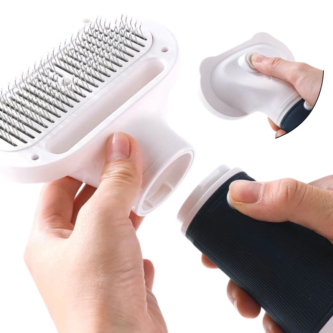 3-i-1 Pälsfön för Hund & Katt – Justerbar Värme, Borstar & Fönfunktion