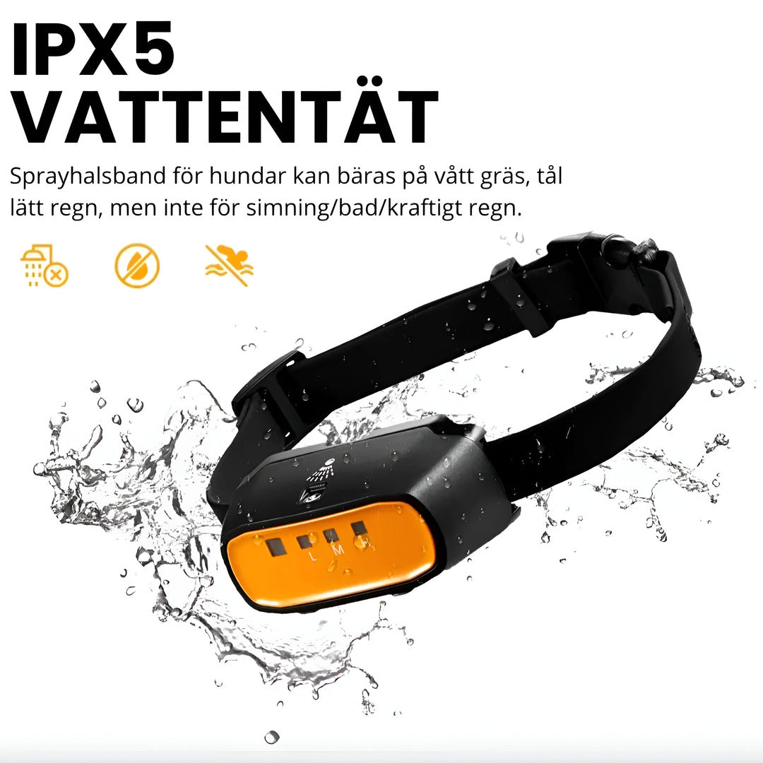 2 i 1 Citronella Antiskällhalsband med fjärrkontroll – Skonsam och effektiv träning för din hund