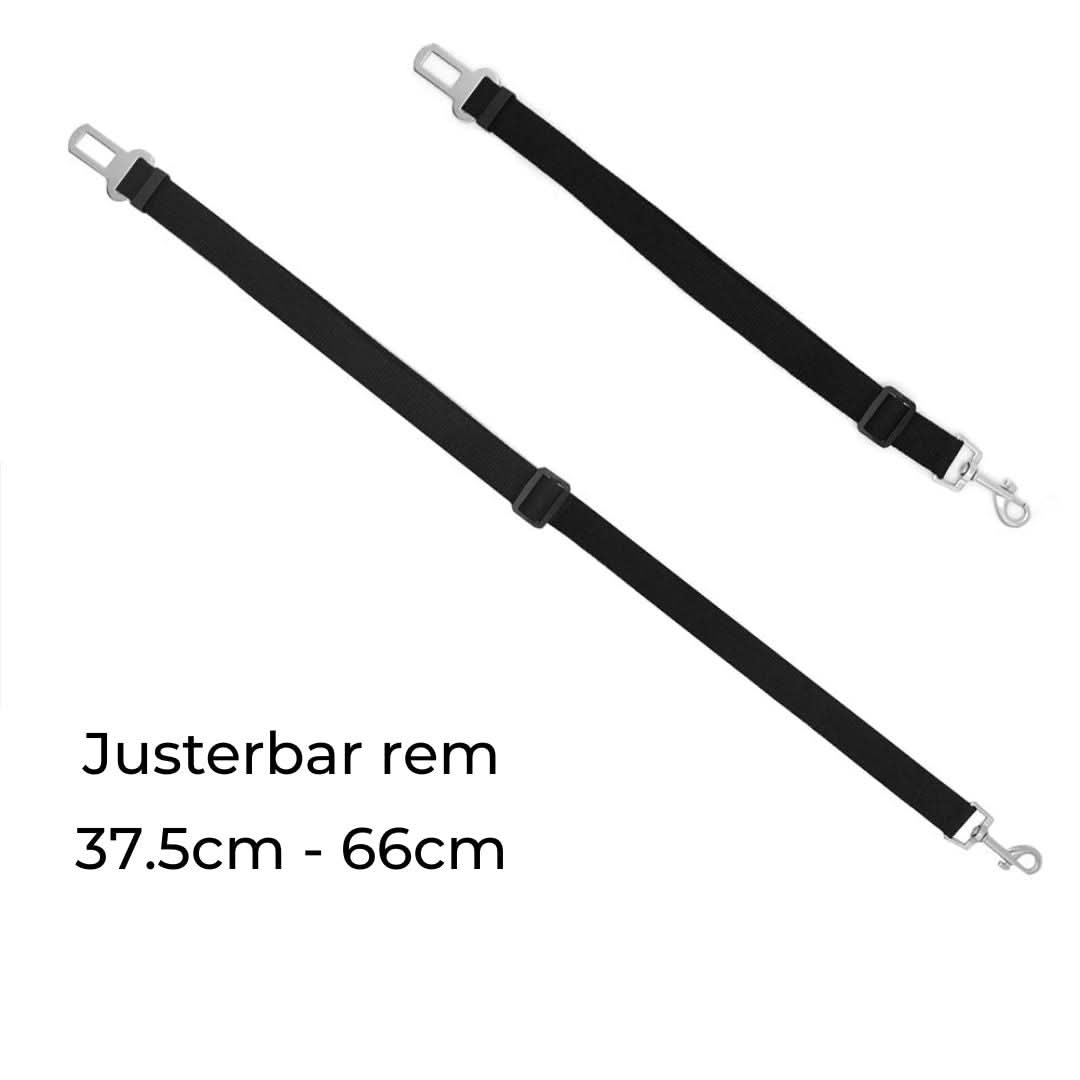 Säkerhetsbälte för Husdjur – Justerbart & Elastiskt för Bilresor, upp till 50 kg