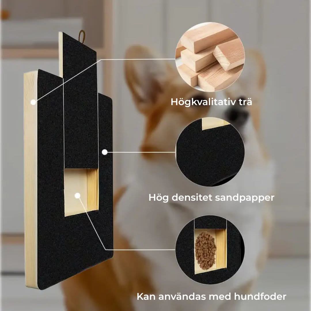 Självslipande Klobräda för Hund – Naturlig, Halkfri & Belönande