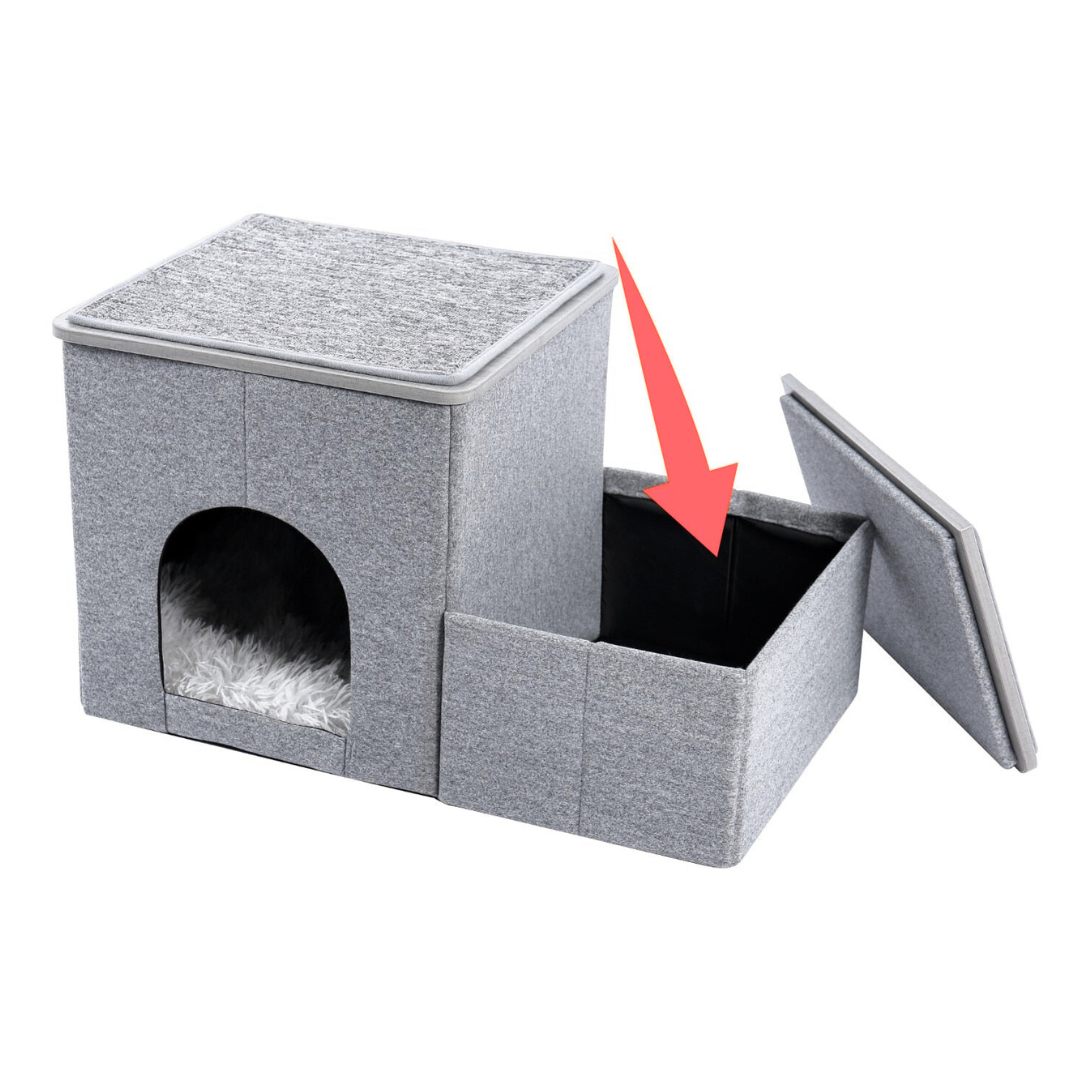 Hundtrappa med Förvaring & Sovplats – Bekväm & Säker Uppgång för Hund