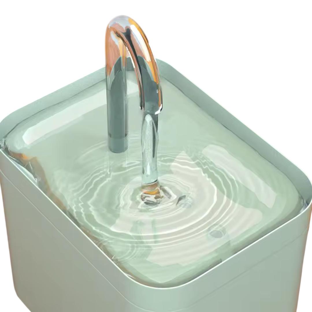 Automatisk Kattfontän med Filter – Friskt & Rinnande Vatten för Katter och Små Hundar