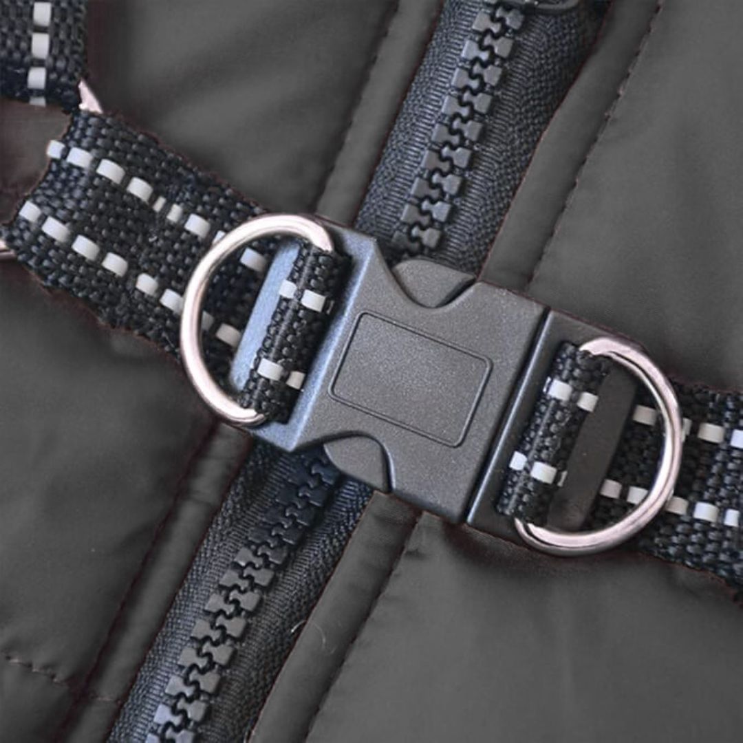 Justerbart Vintertäcke för Hund – Varmt och Bekvämt i Kylan