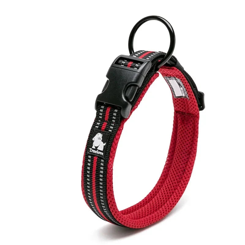 Justerbart Hundhalsband med Reflex – Bekvämt och Säkert för Alla Raser