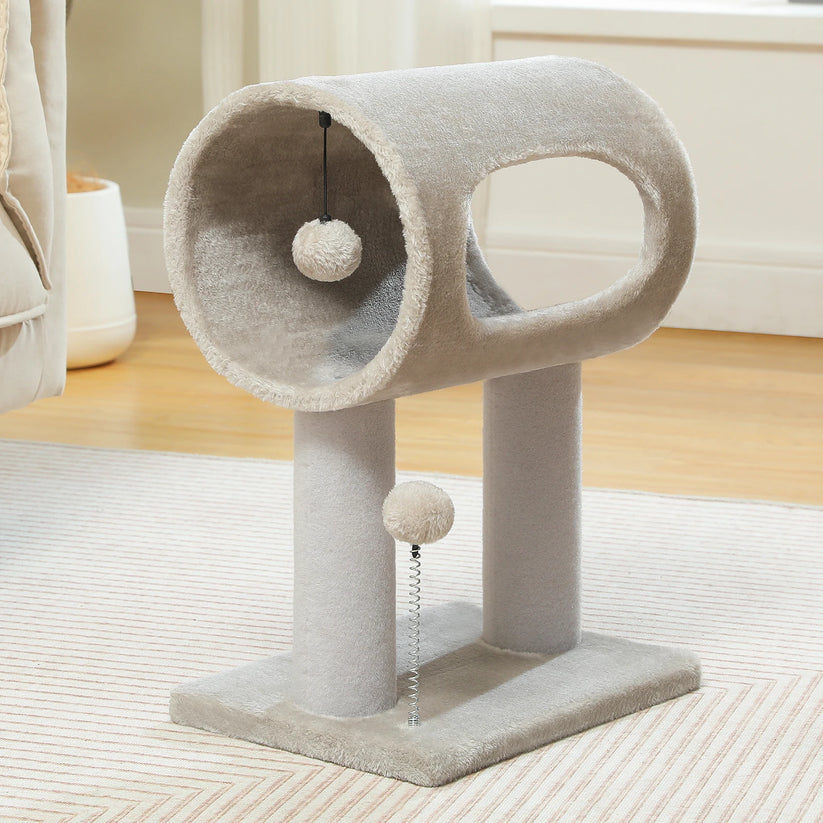 Klösträd med Tunnel & Plattform – Kompakt 38x25x53 cm