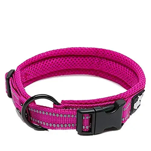 Justerbart Hundhalsband med Reflex – Bekvämt och Säkert för Alla Raser
