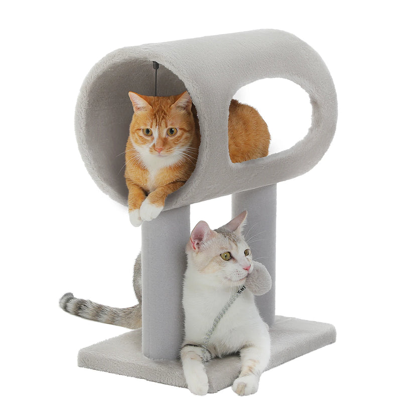 Klösträd med Tunnel & Plattform – Kompakt 38x25x53 cm