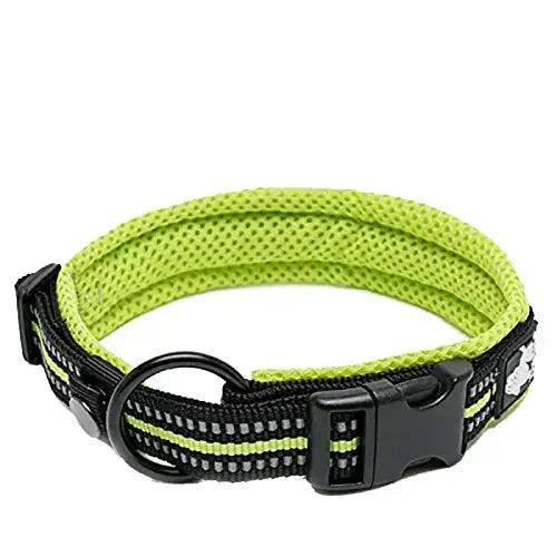 Justerbart Hundhalsband med Reflex – Bekvämt och Säkert för Alla Raser