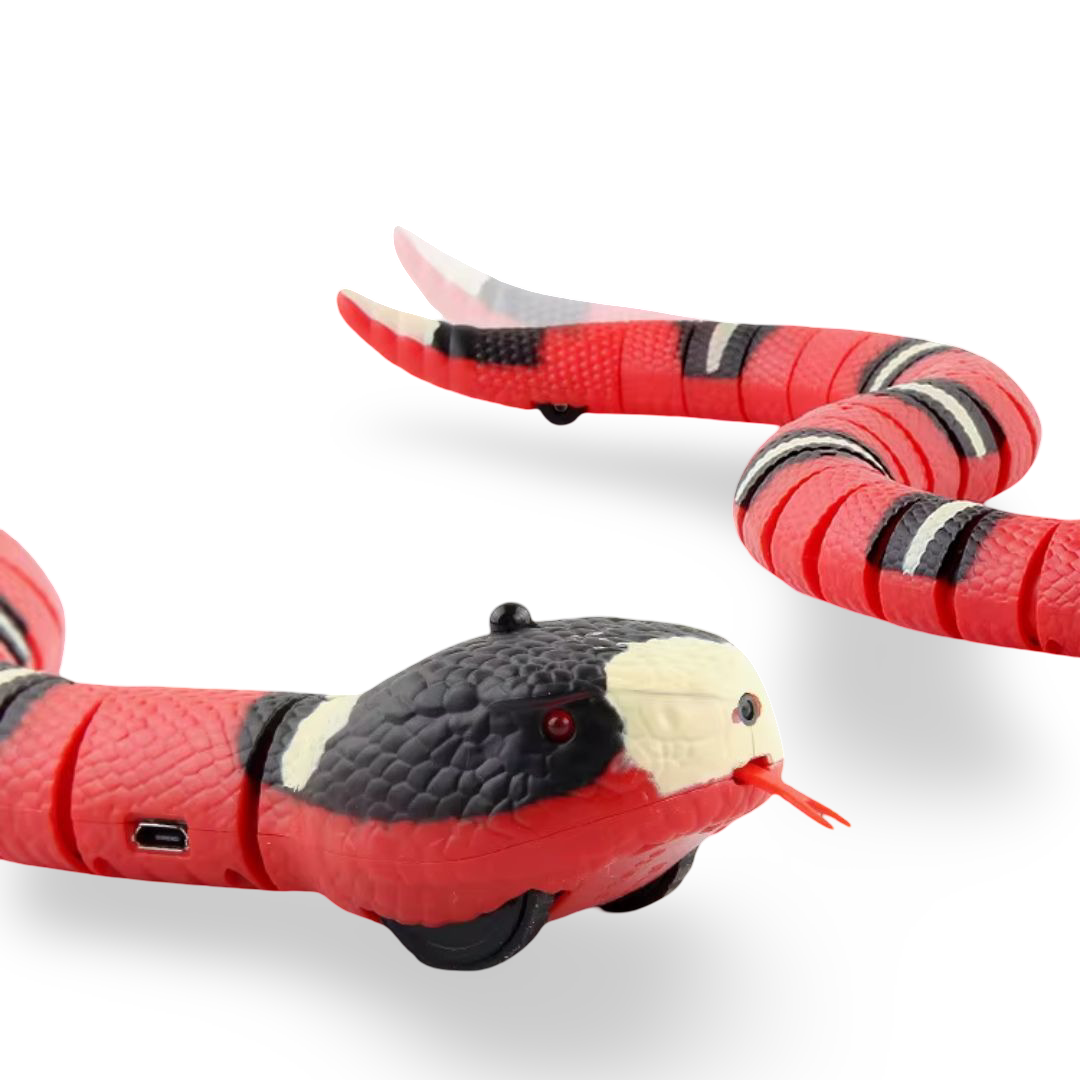 Automatisk Leksaksorm för Katt – Interaktiv Jaktlek med Sensor & Uppladdningsbar