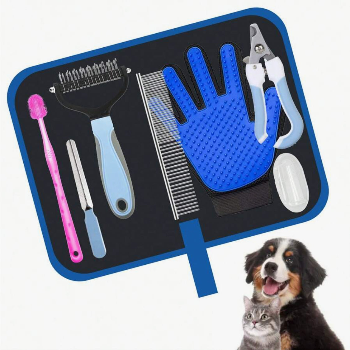 Komplett Grooming Set – Pälsvård & Hygien för Hund och Katt