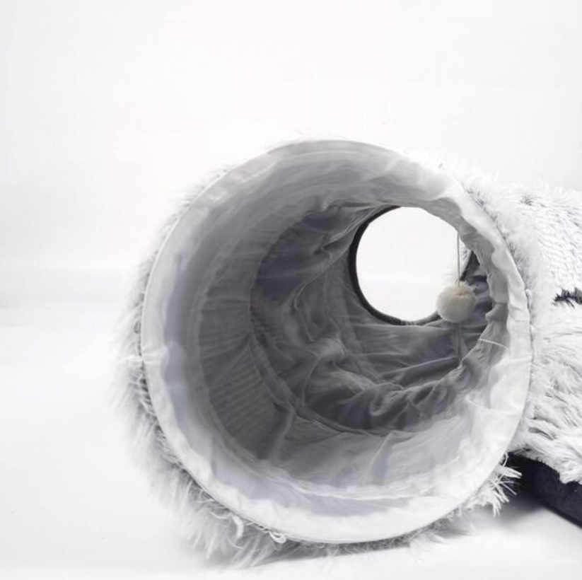 Donut Kattunnelsäng – Mjuk & Lekfull Sovplats för Katt och Smådjur