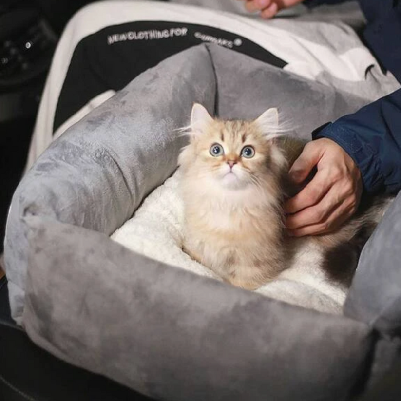 Bilsäte för hund & katt med Säkerhetsrem