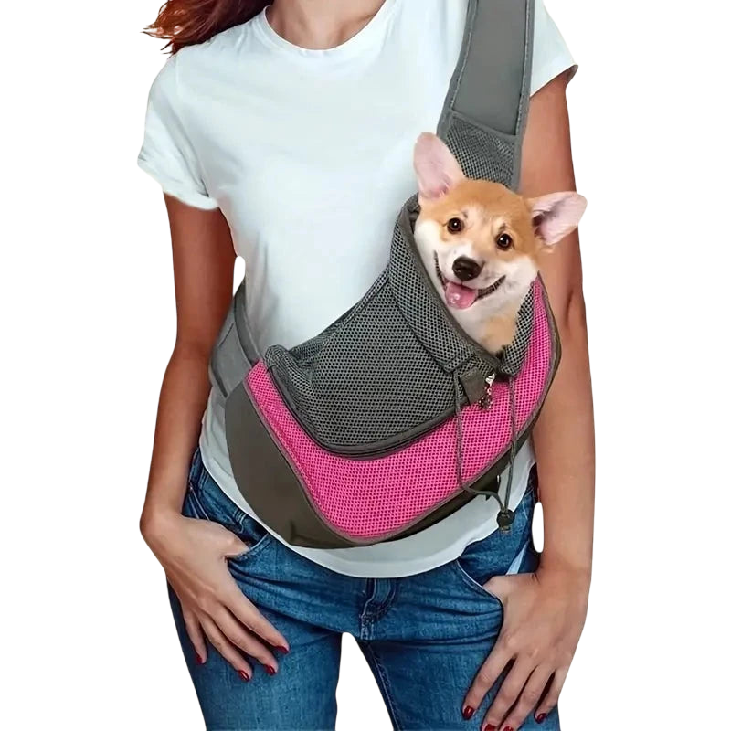 Andningsbar Slingväska för Hund & Katt – Justerbar, Bekväm & Praktisk