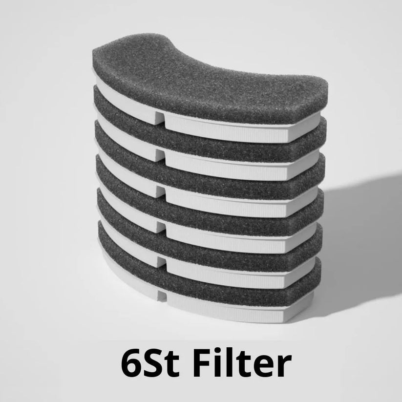 Hundfontän Filter 6-Pack – Rent & Friskt Vatten För Hundar Dagligen