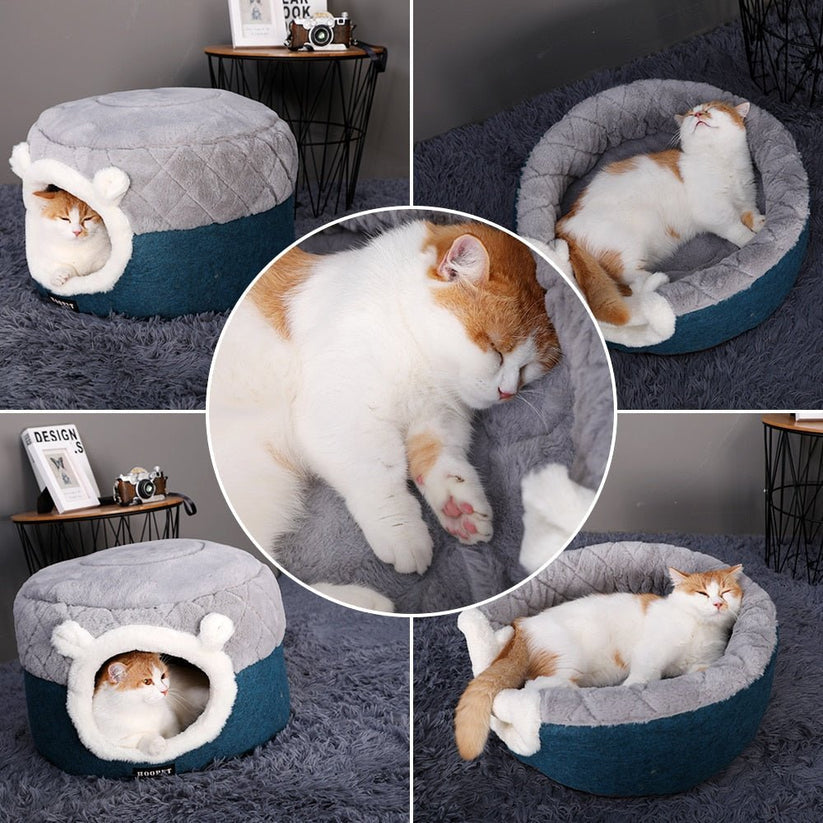 Grotti Kattbädd – Mysig & Varm Vila för Katter och Mindre Hundar