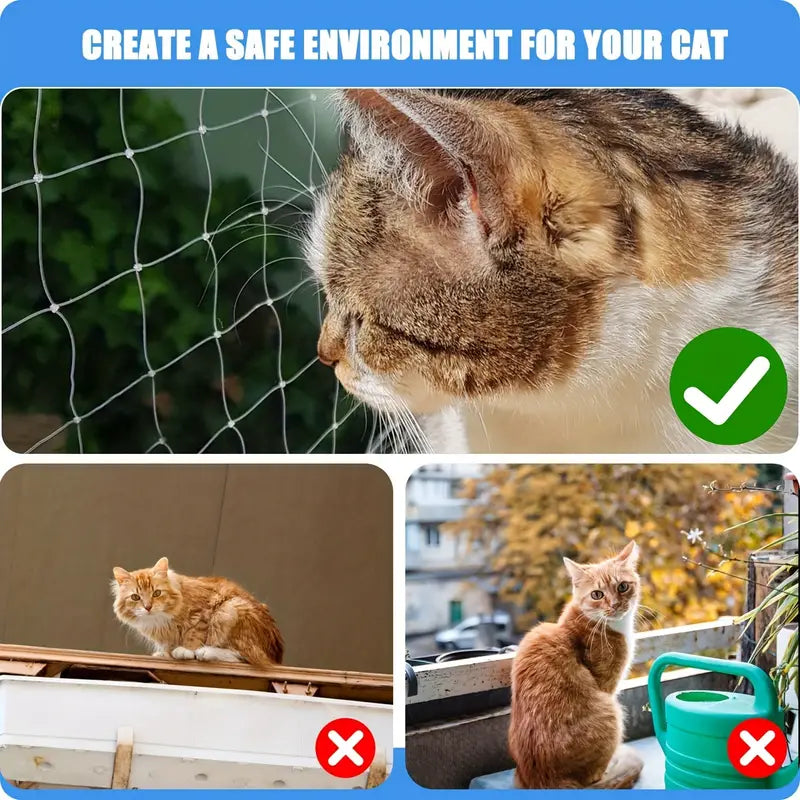Kattnät för Balkong och Fönster – Säkerhet och Frihet för Din Katt