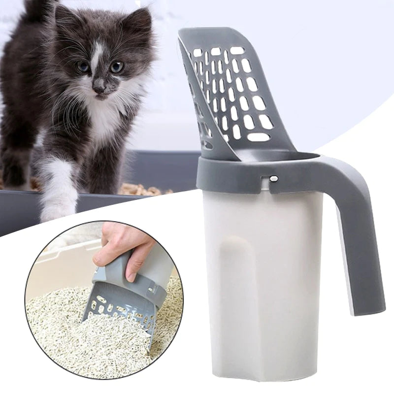 Smart kattspade med integrerad påsebehållare – enkel, hygienisk och kladdfri rengöring