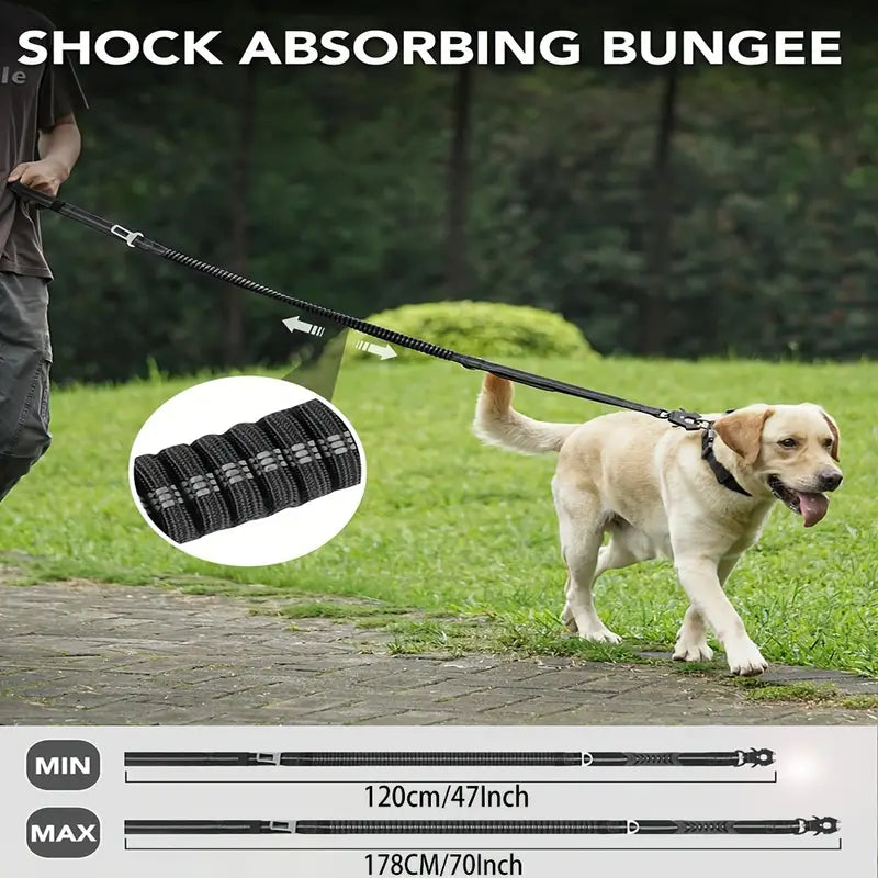 SafePaw Antiryckkoppel med Bulbältesfäste 120-178cm