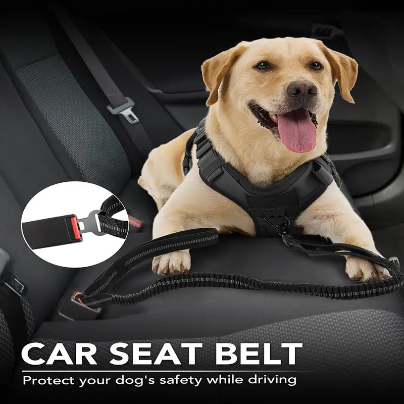 SafePaw Antiryckkoppel med Bulbältesfäste 120-178cm
