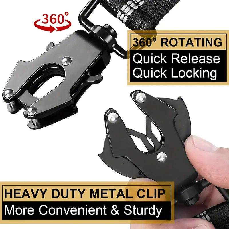 SafePaw Antiryckkoppel med Bulbältesfäste 120-178cm