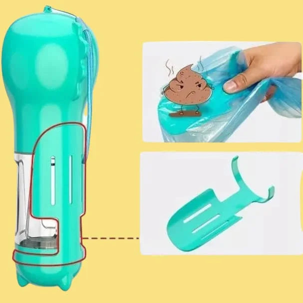 Bärbar 4 i 1 300ml Multiflaska med matbox