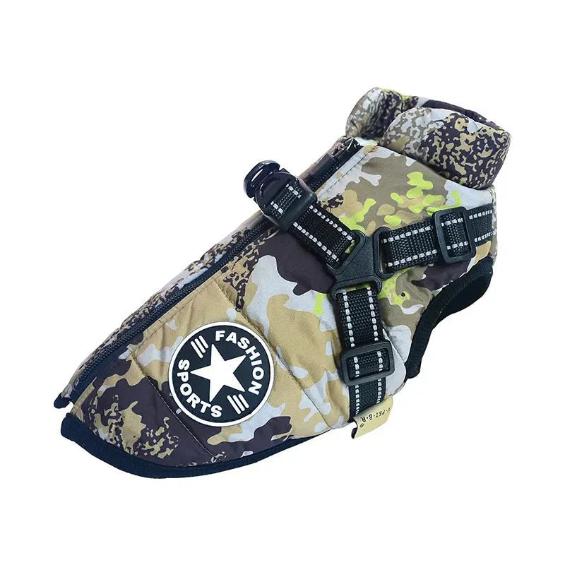 Justerbart Vintertäcke för Hund – Varmt och Bekvämt i Kylan